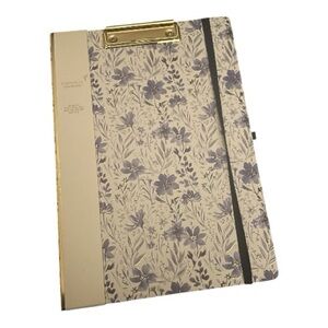 Floral Notebook With Clipboard